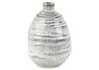 Vase moyen Shilo gris/blanc