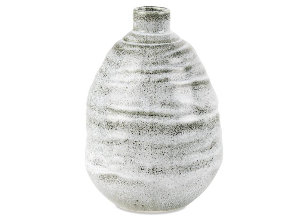 Shilo Vase Medium Grey/White
