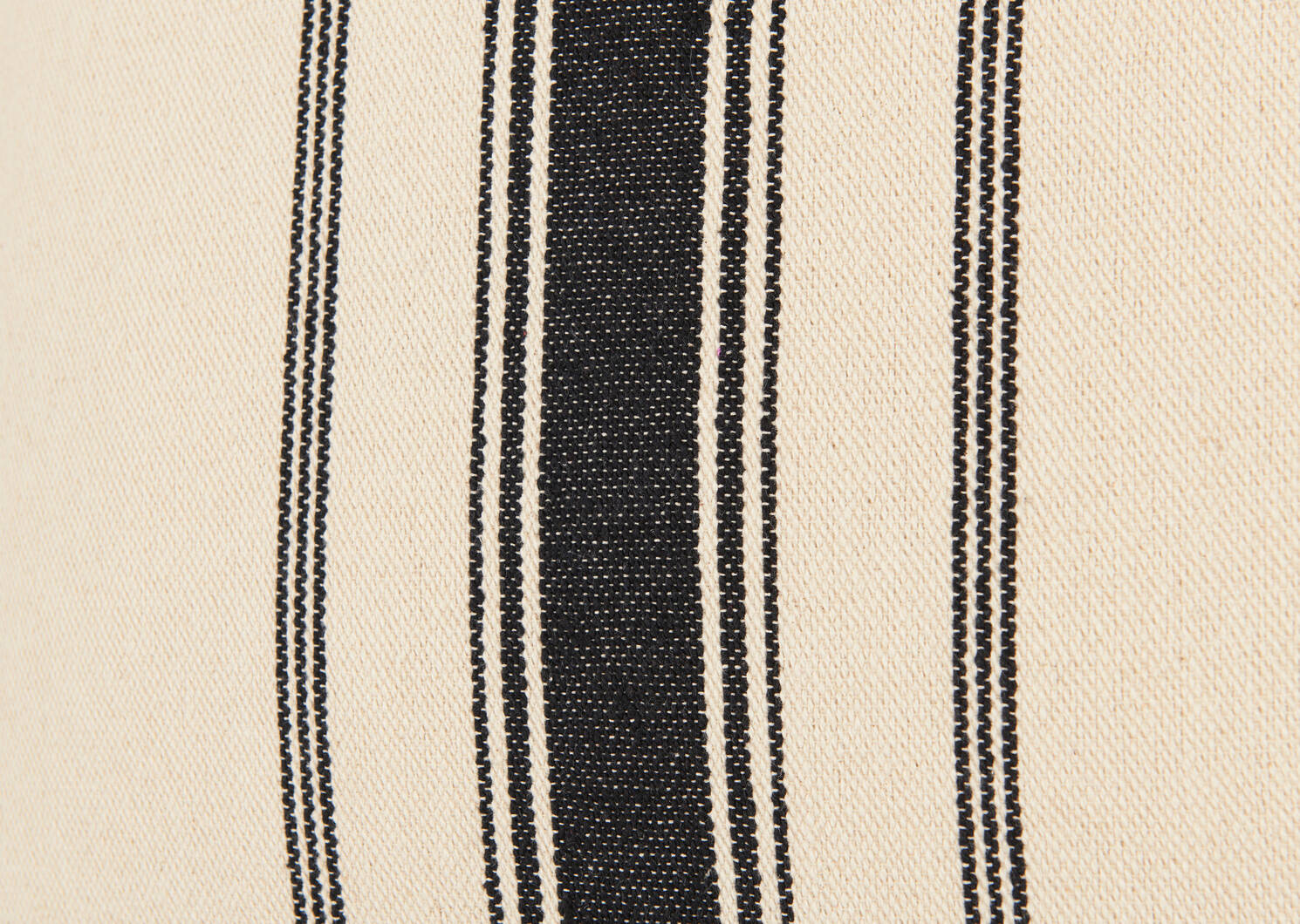Lowe Striped Pillow 20x20 Ivory/Black