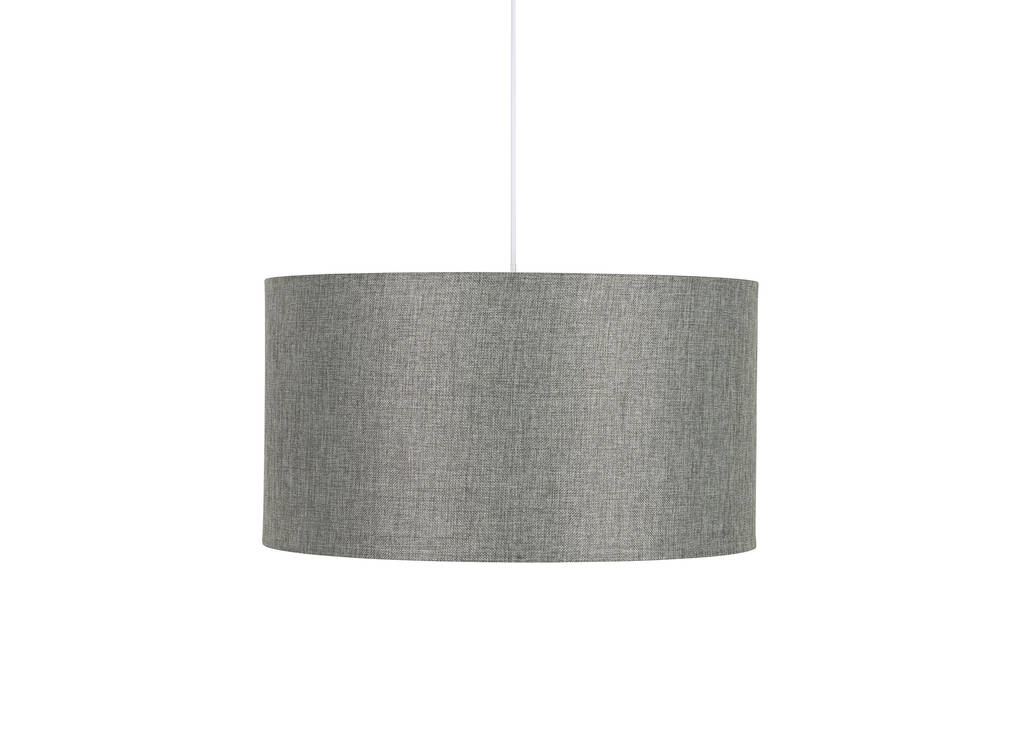 Camila Drum Pendant Grey