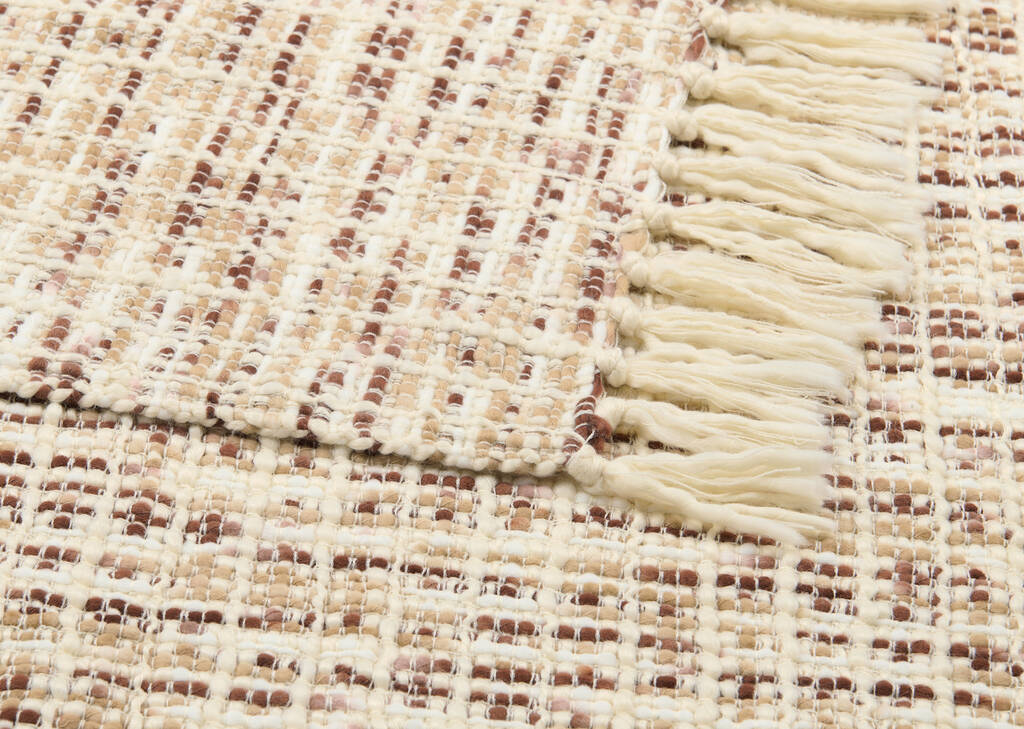 Mazie Throw Ivory/Tan/Rust