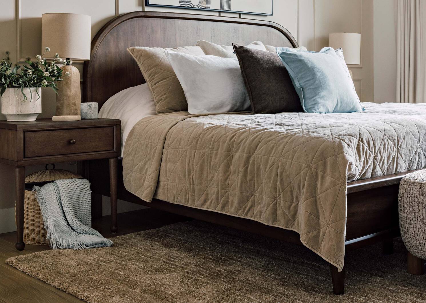 Vaughn Throw Sea Blue