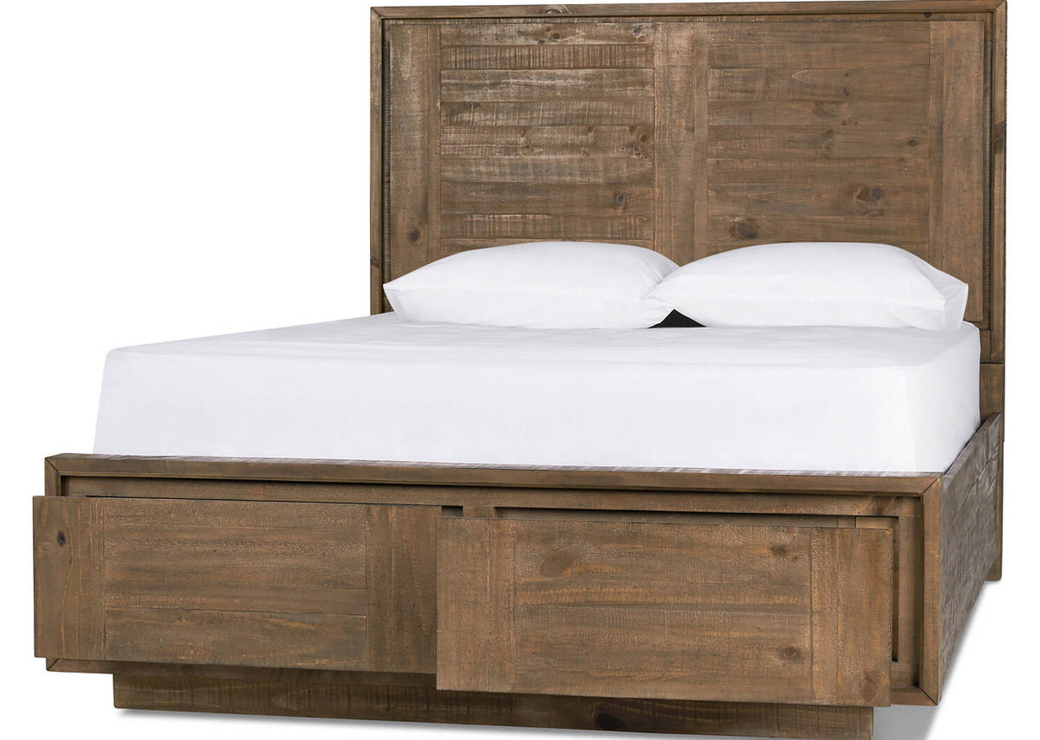 Mandalay Storage Bed -Dune Brown, QUEEN