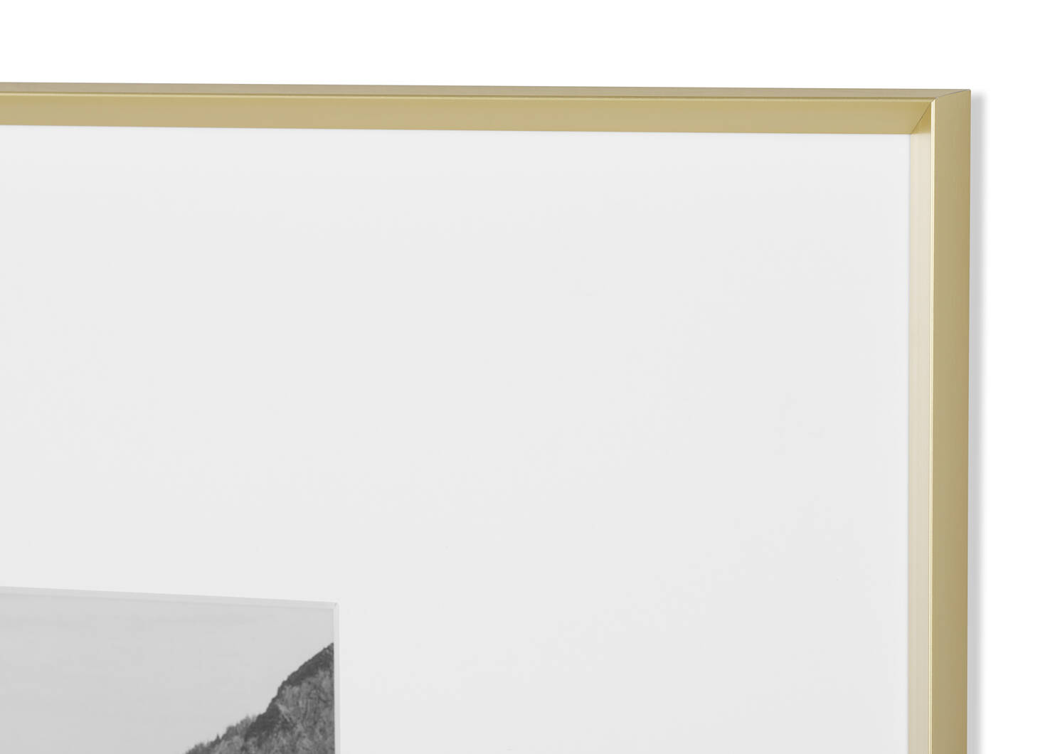 Russo Gallery Frame 8x10 Brass