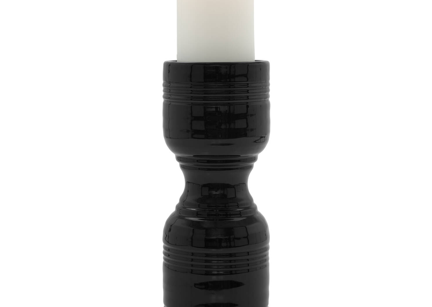 Rife Candle Holder Large Black