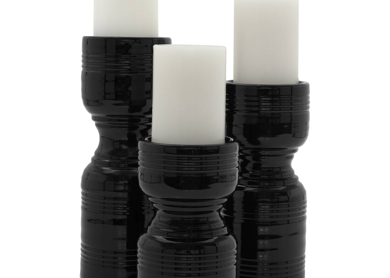 Rife Candle Holder Large Black