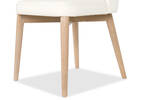 Avola Leather Dining Chair -Trina White