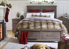 Couvre-Lit En Fausse Fourrure Fauna - Zibeline