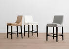 Murdoch Counter Stool -Cyrilo Slvr/Mink