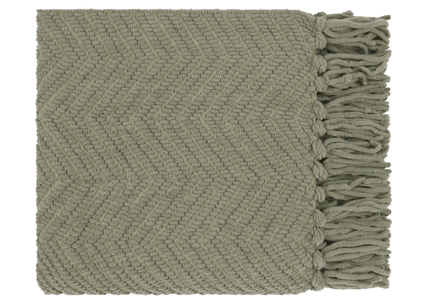 Elan Chenille Throw Sage
