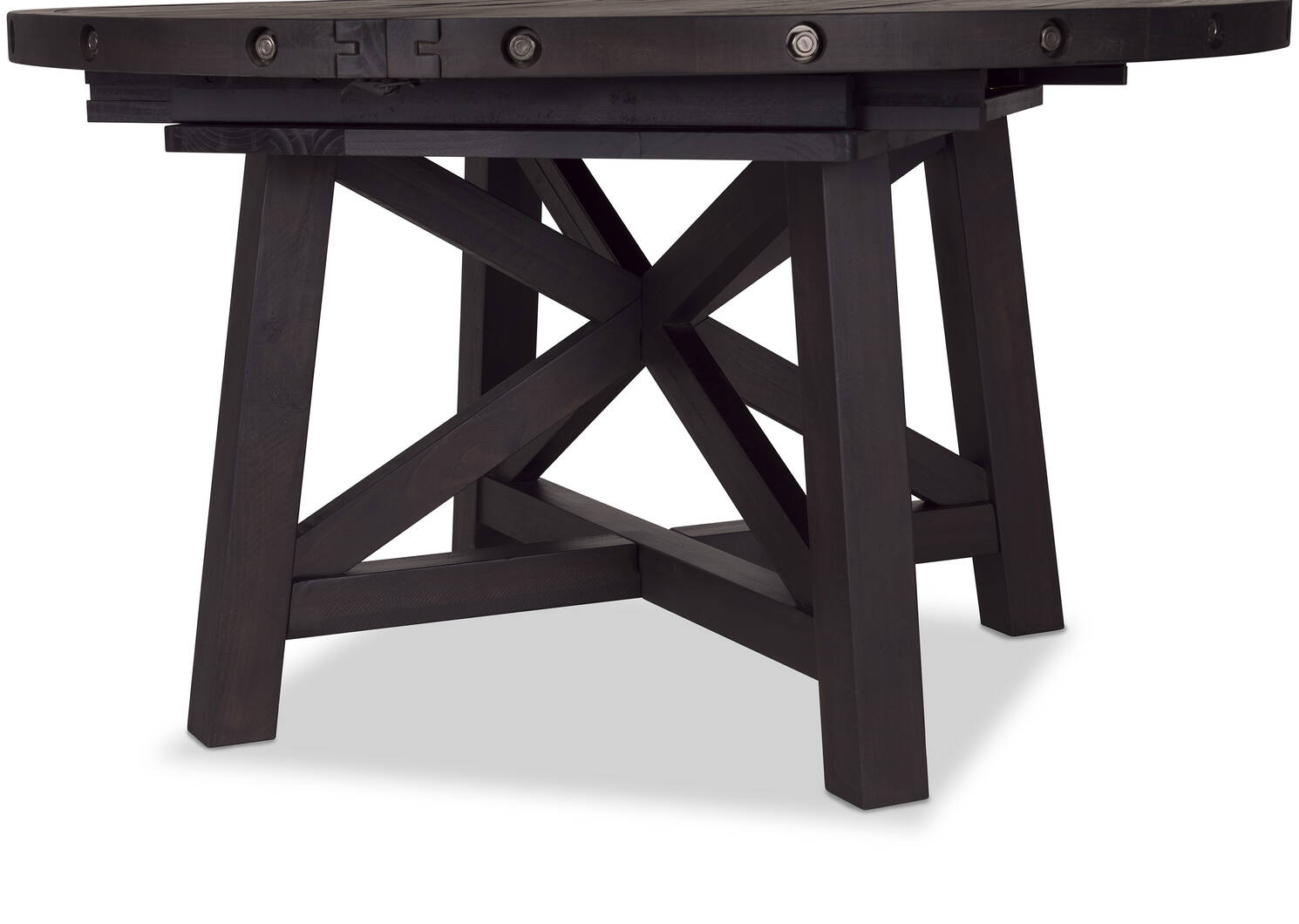 Ironside Ext Dining Table Rnd -Khal Café