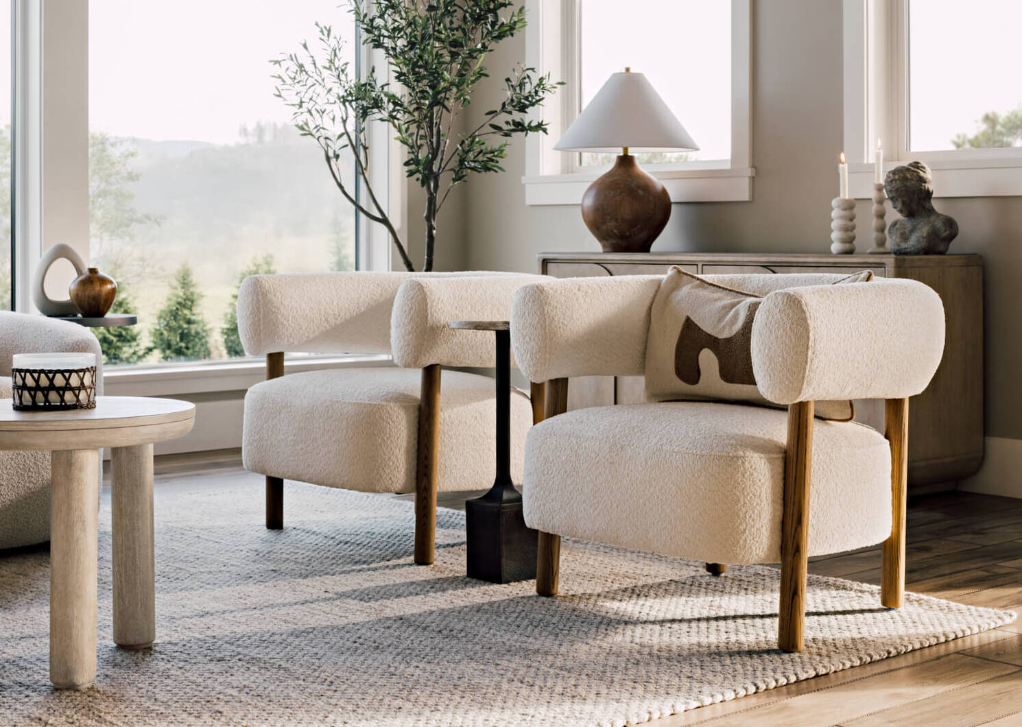 Table d'appoint Laroux -Sienna