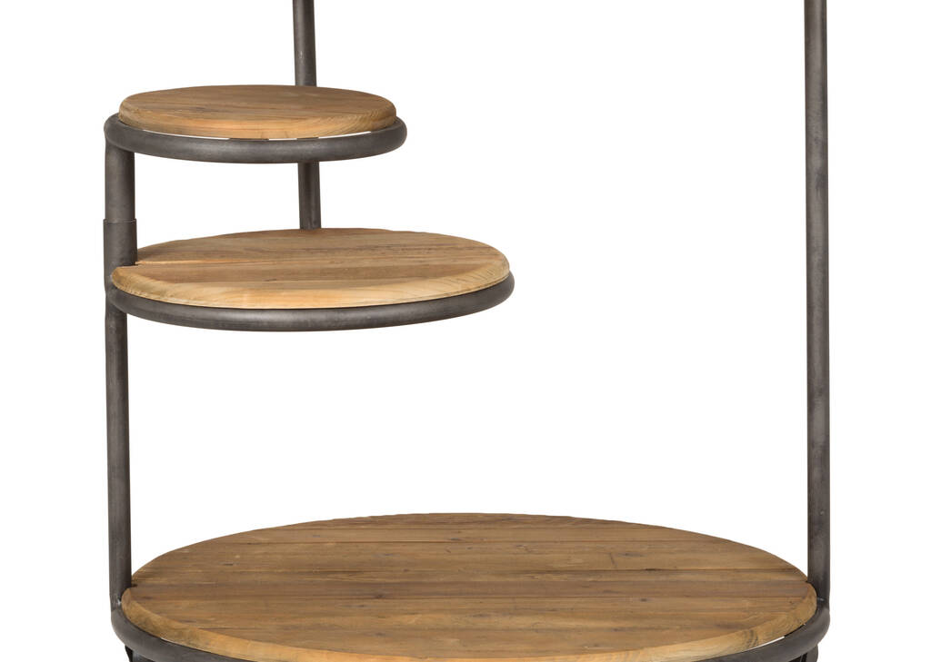 Yaletown Swingarm Side Table -Faded Pine