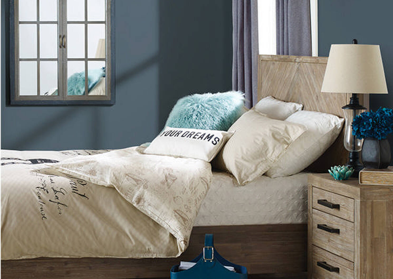 Tofino Nightstand -Surf Grey