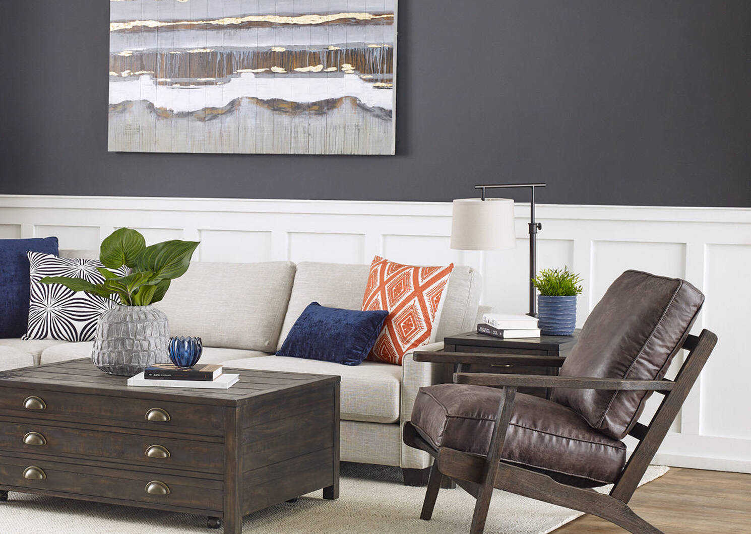 Liberty Sectional -Campbell Stone, LCF