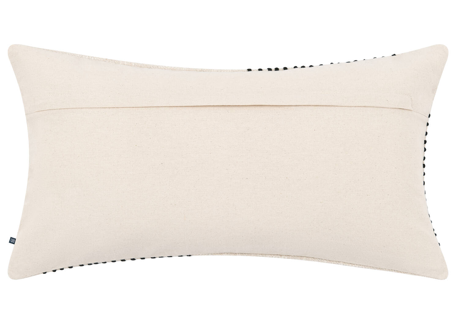 Evora Pillow 12x22 Sand/Black