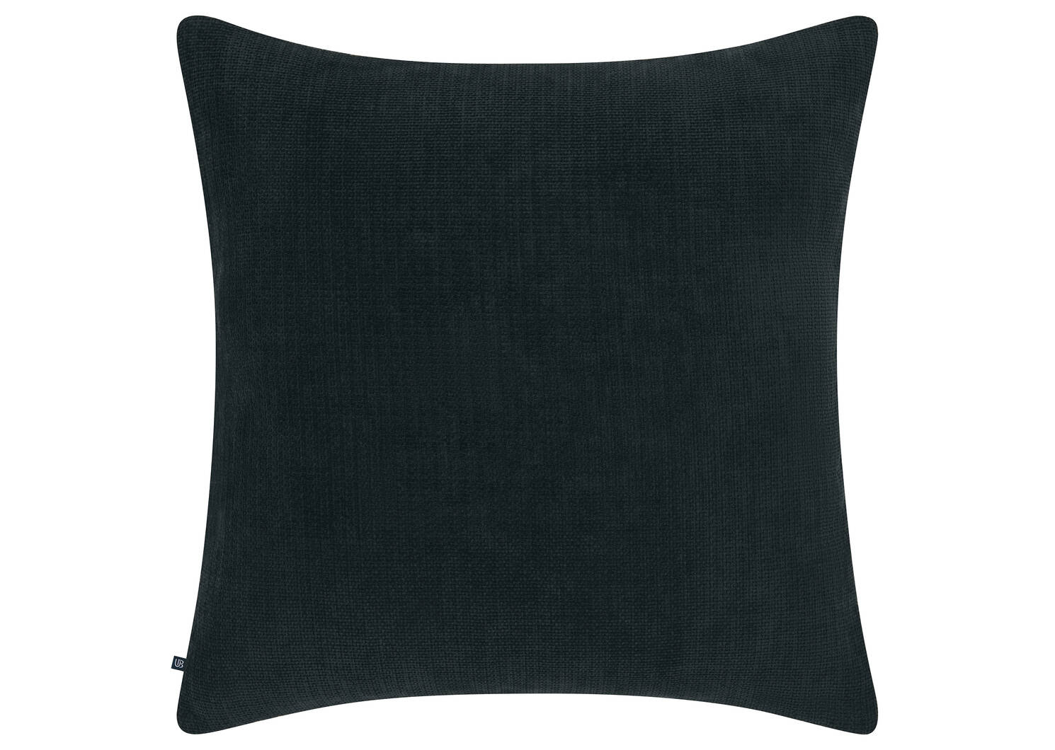 Coussin floral Alaya 20x20 ivoire/noir