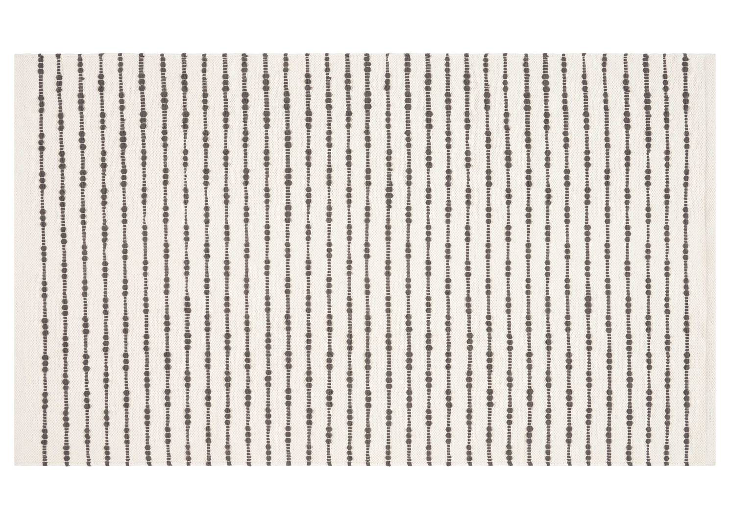 Tapis décoratifs rayés Rivera -naturels/gris