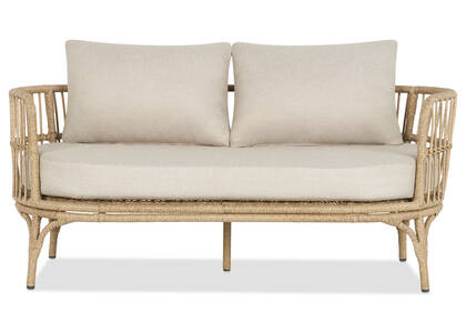 Millie Outdoor Sofa -Natural/Flax