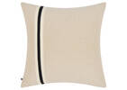 Leslie Cotton Pillow 20x20 Ivory/Blk