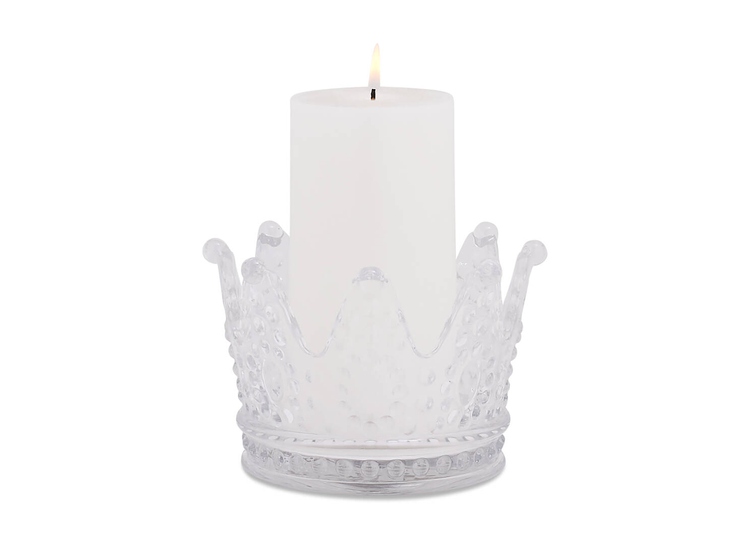 Tiana Crown Short Candle Holder