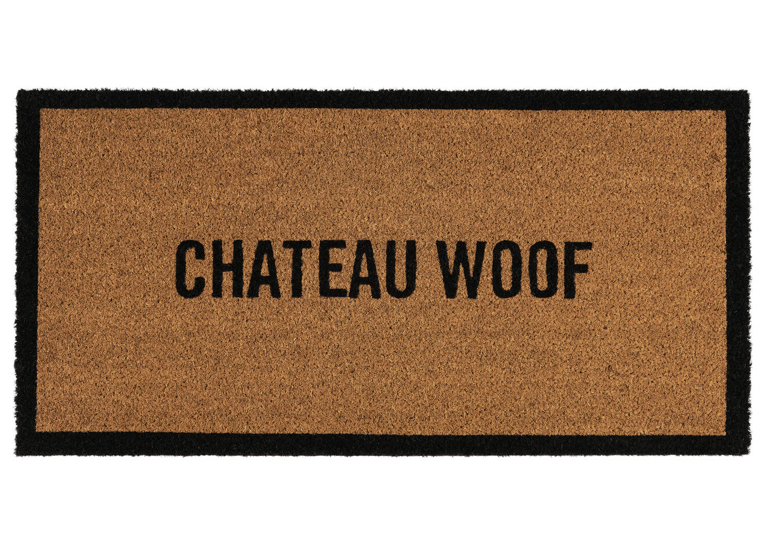 Woof Doormat Natural