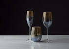 Rhapsody Wine Glass Sunset/Blue