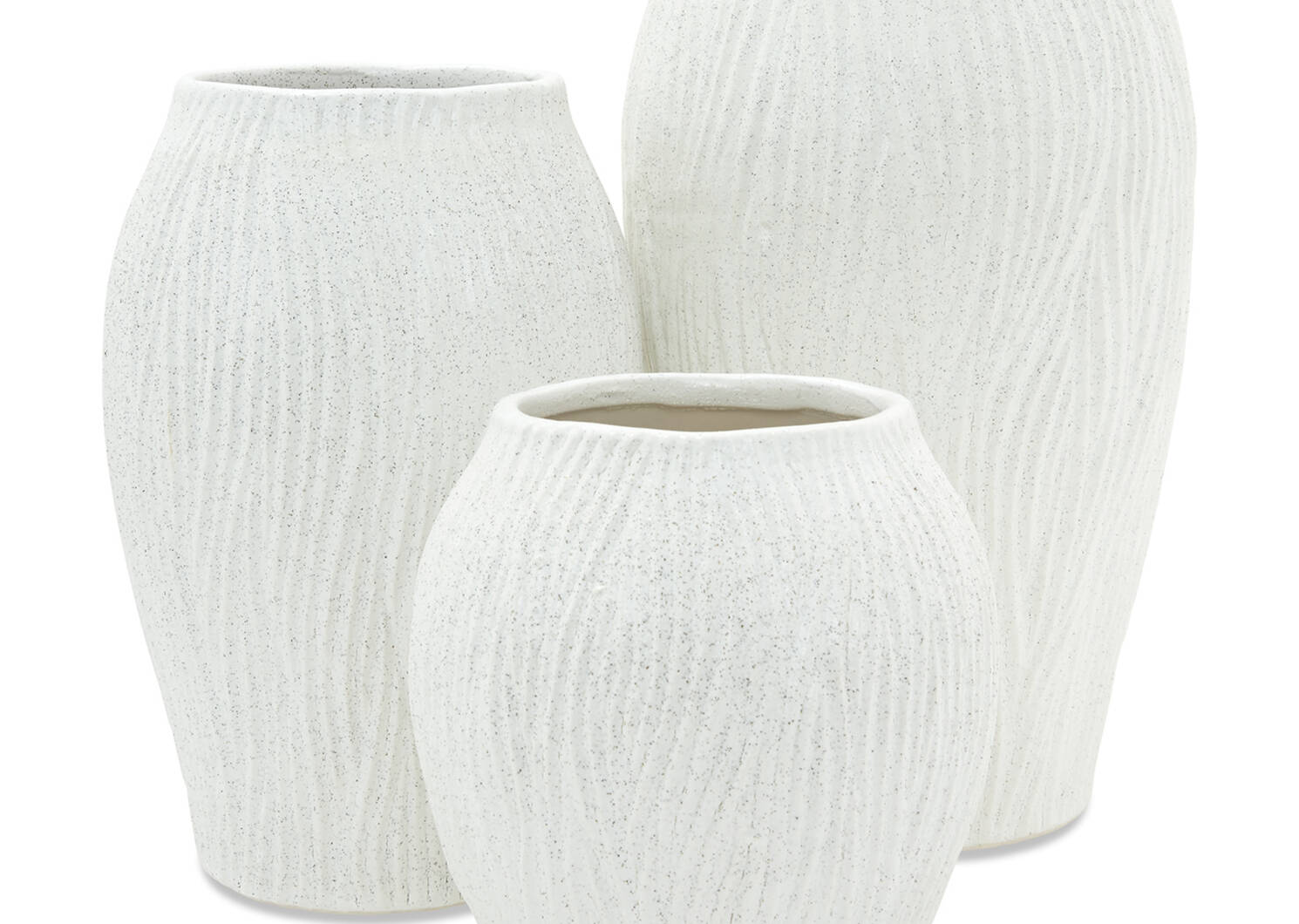 Vase moyen Gianna blanc