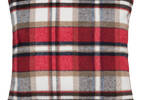 Chalet Plaid Toss 20x20 Crimson