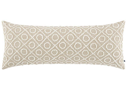 Coussin Pimlico 14x36 sable/ivoire