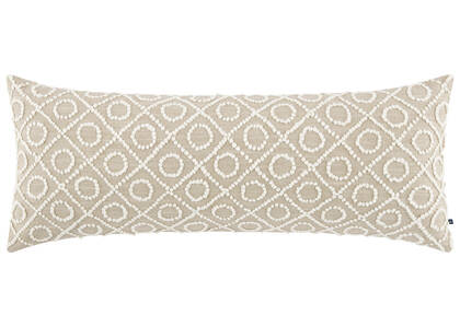 Pimlico Pillow 14x36 Sand/Ivory