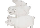 Déco Stacked Pigs blanche