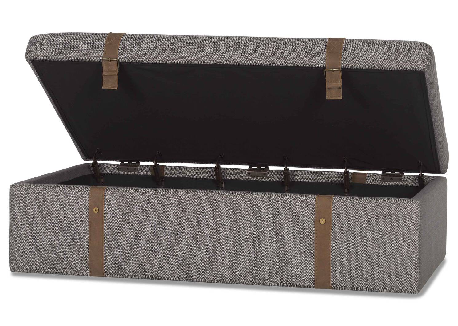 Lima Storage Ottoman 55"-Silas Greystone