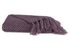 Semele Throw Silver/Violet