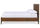 Houston Bed -Harris Walnut, KING