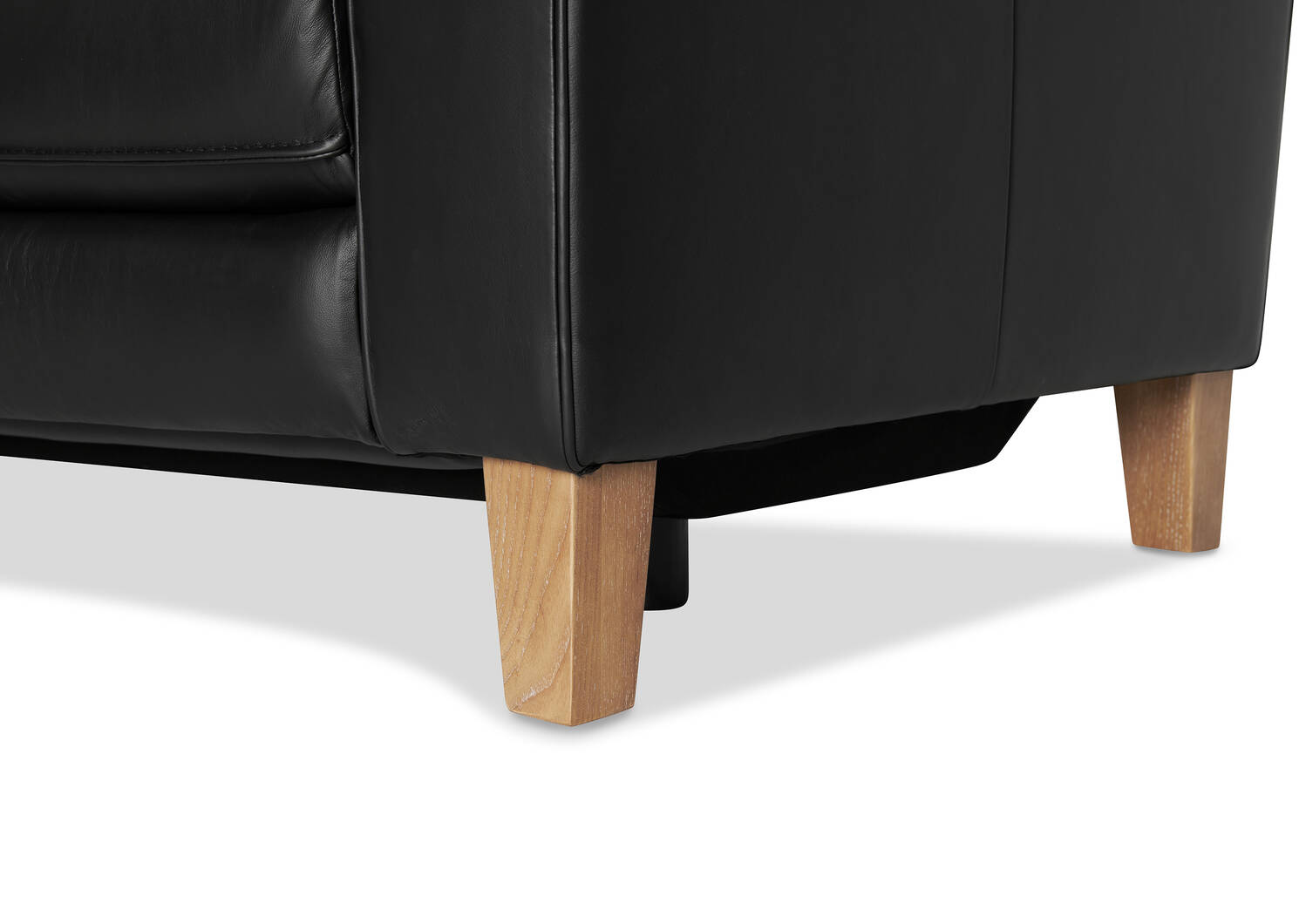 Hardy Leather Relaxer Sofa -Alec Noir
