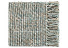 Betina Throw Ivory/Aqua