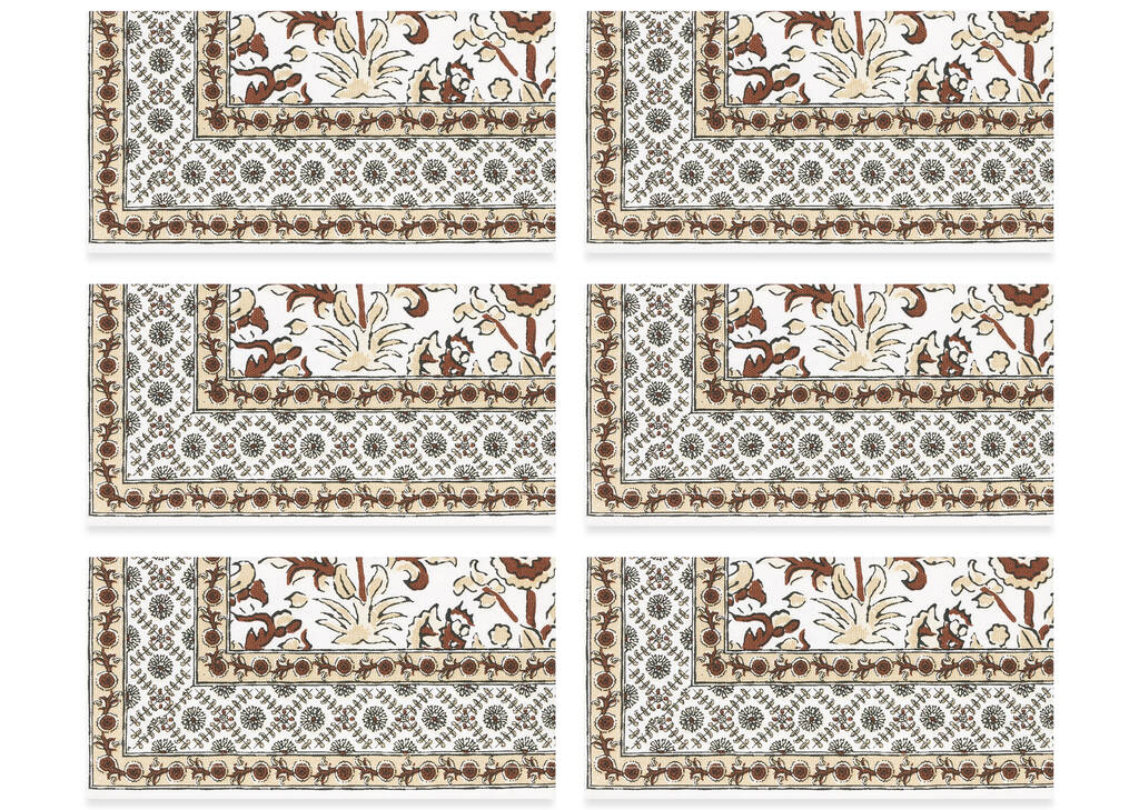 Montecito Napkins Set of 6 Sand/Multi