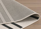 Samoa Outdoor Rug 63x91 Natural/Black