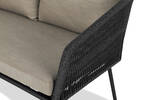 Elora Outdoor Sofa Ottoman Set -Lt Grey