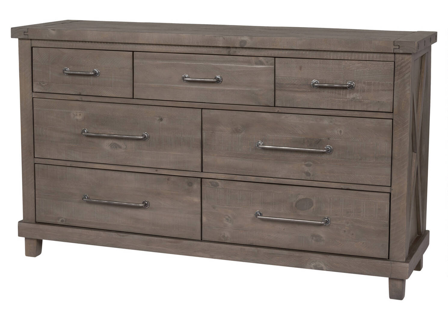 Ironside 7 Drawer Dresser Rustic Grey Urban Barn