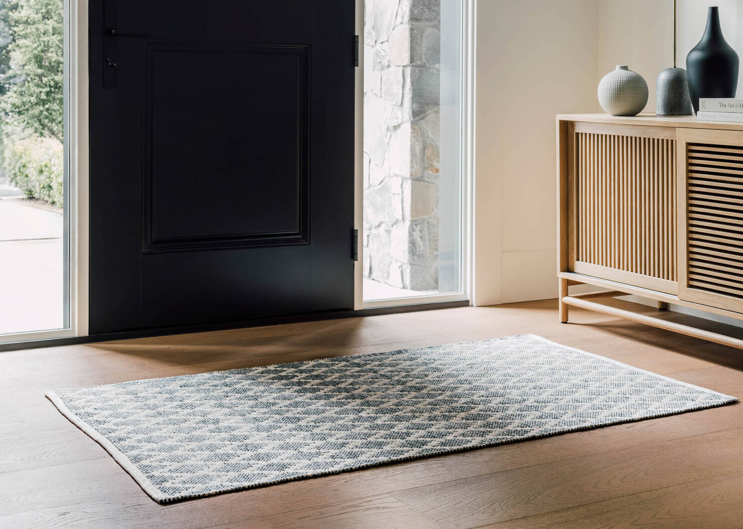 Tapis décoratif Sutter 24x36 gris/naturels