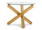 Maverick Side Table -Matte Brass