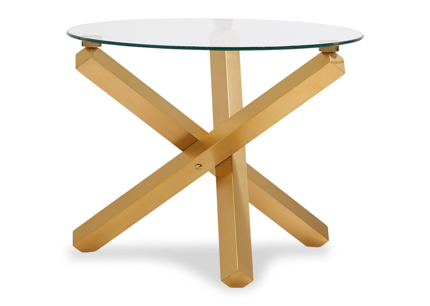 Maverick Side Table -Matte Brass