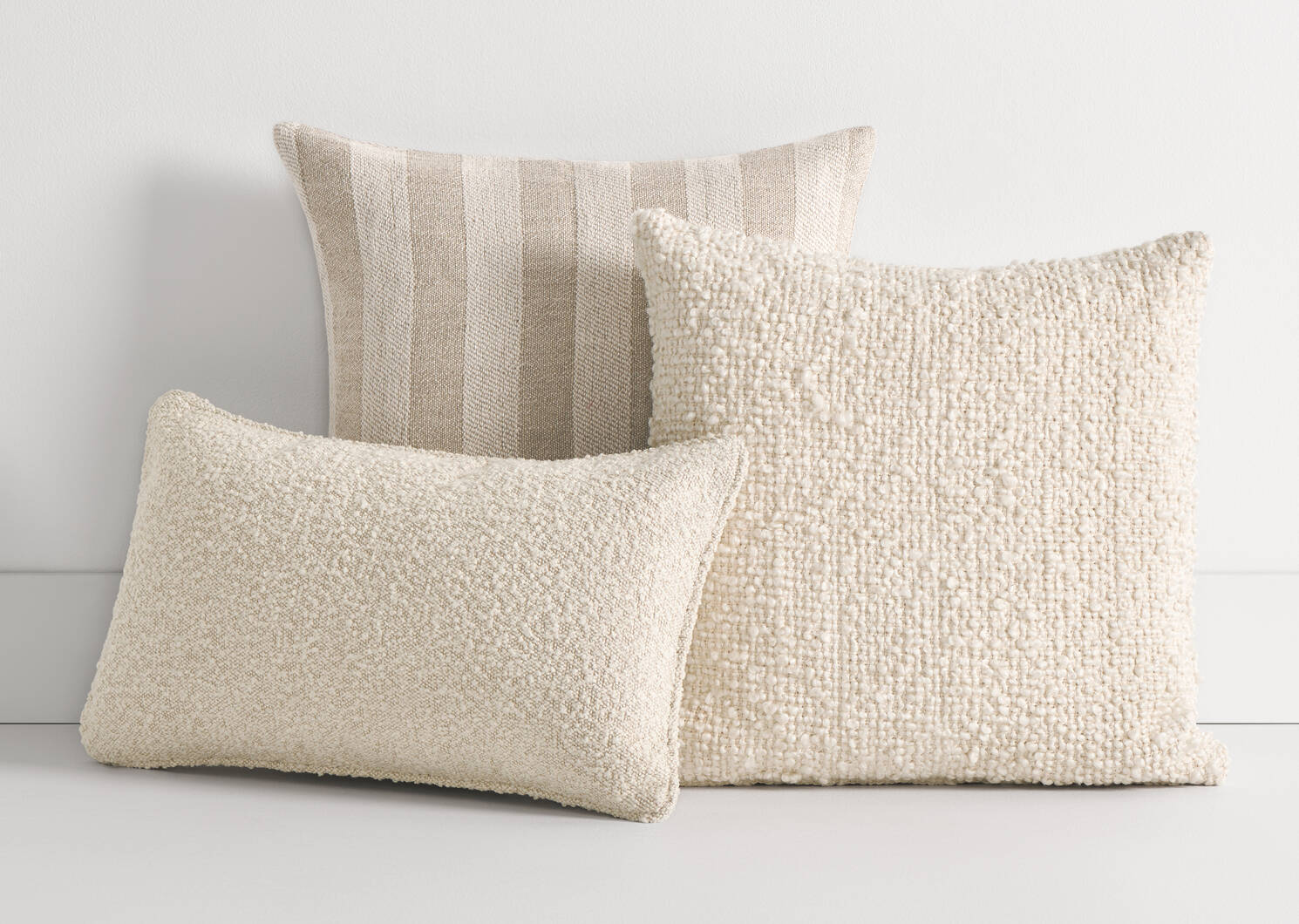 Fresh Cream Pillow Set
