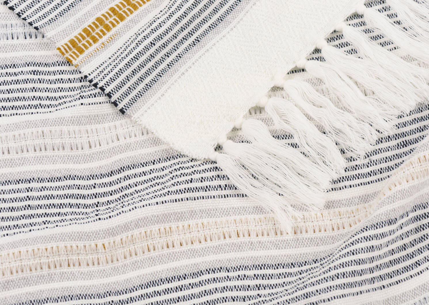 Cohen Throw Ivory/Grey/Amber