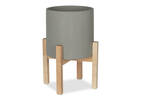 Cache-pots sur pieds Adah -gris