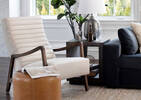 Coleman Armchair -Silas Platinum