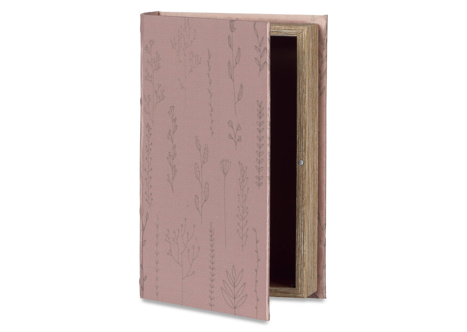 Boîte-livre moyenne Francine rose/grise