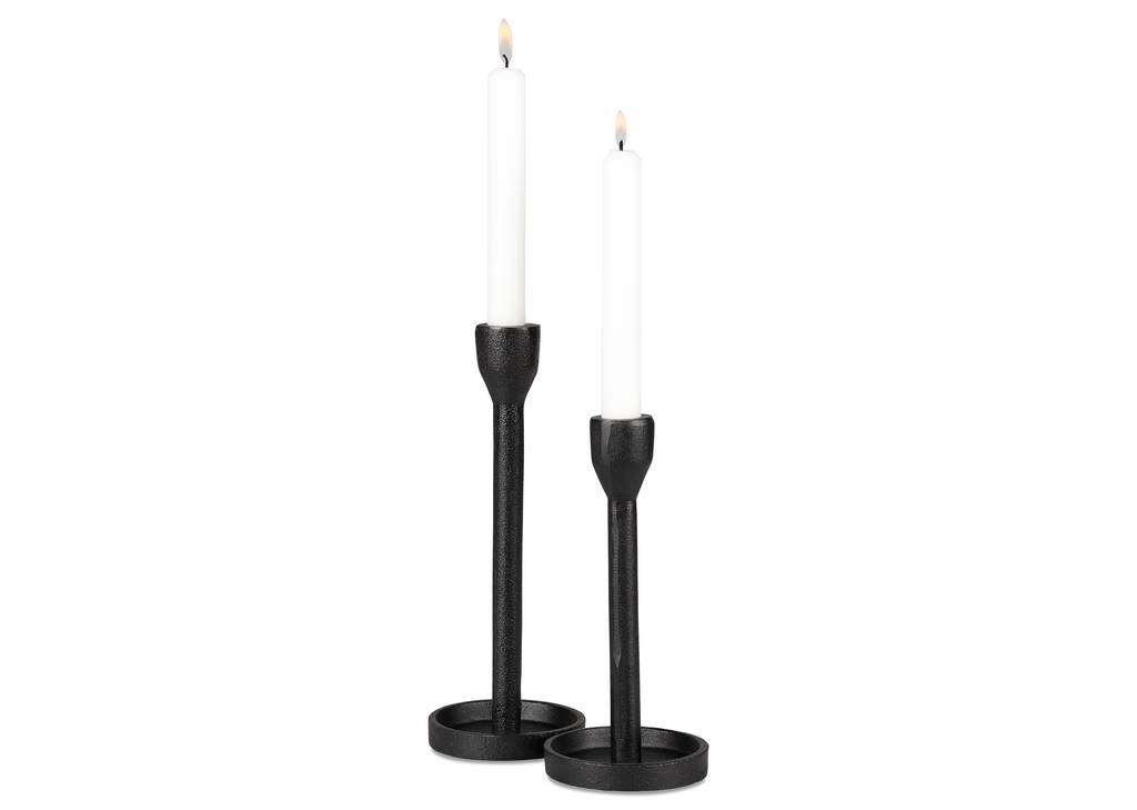Tegan Candle Holders Black